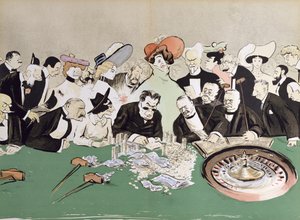 Gamblers in the Casino at Monte-Carlo